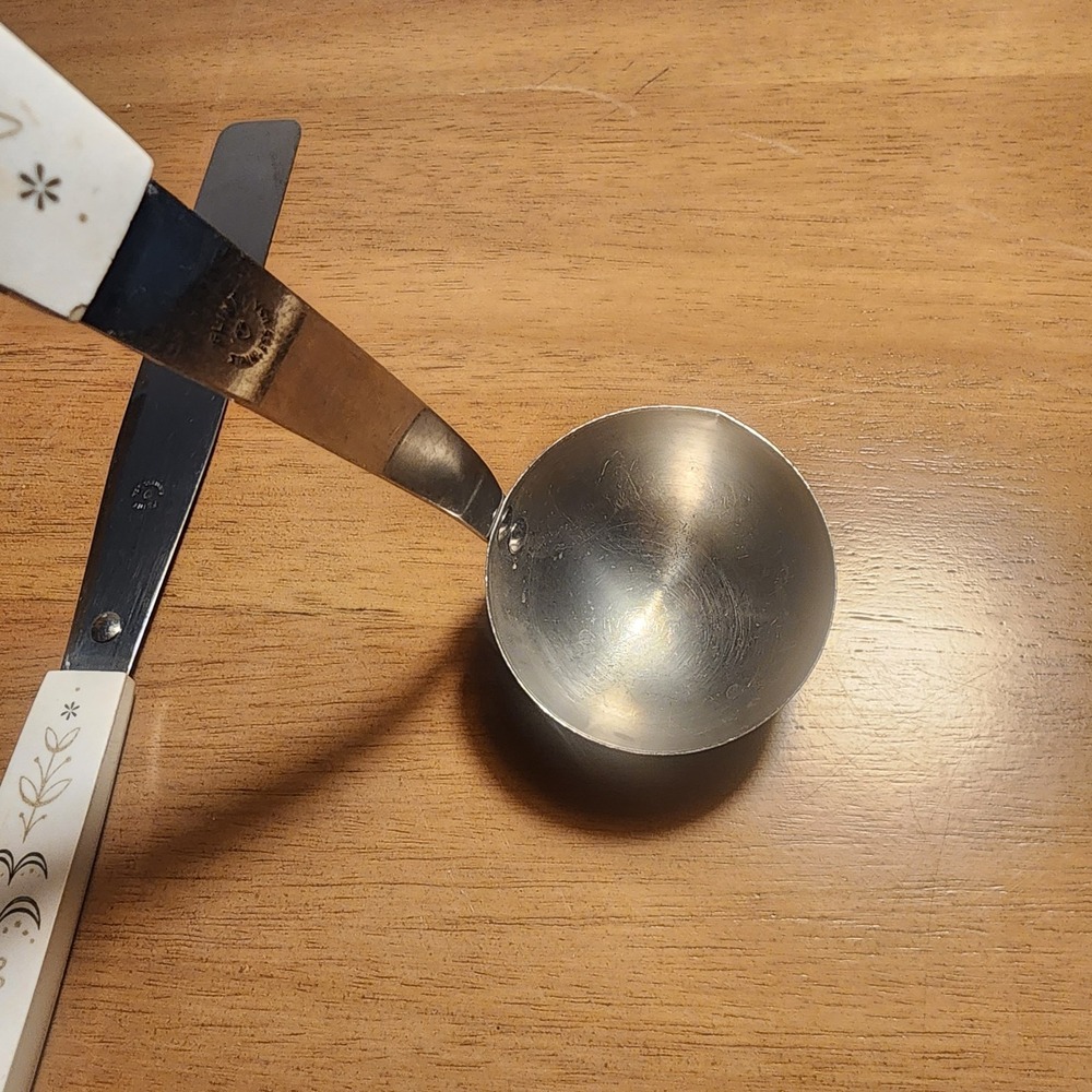4 Vintage Echo Flint Kitchen Utensil Wheat Harvest Icing , Fork, Ladle, spoon - Picture 11 of 16